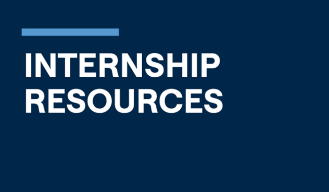 Internship Resources Web Tile 2026